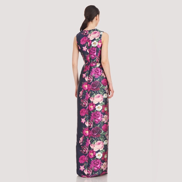 Kay Unger Caroline Column Gown - Picture 4 of 8